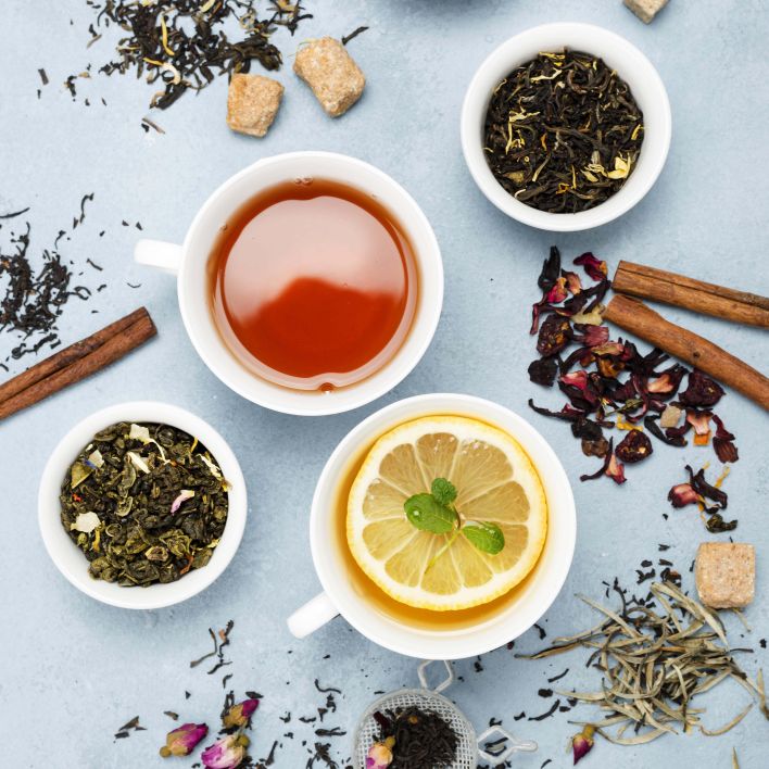 assorted hot tea (serves 10-12)