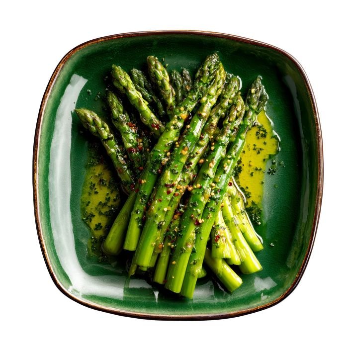 asparagus with lemon and sea salt (seasonal)