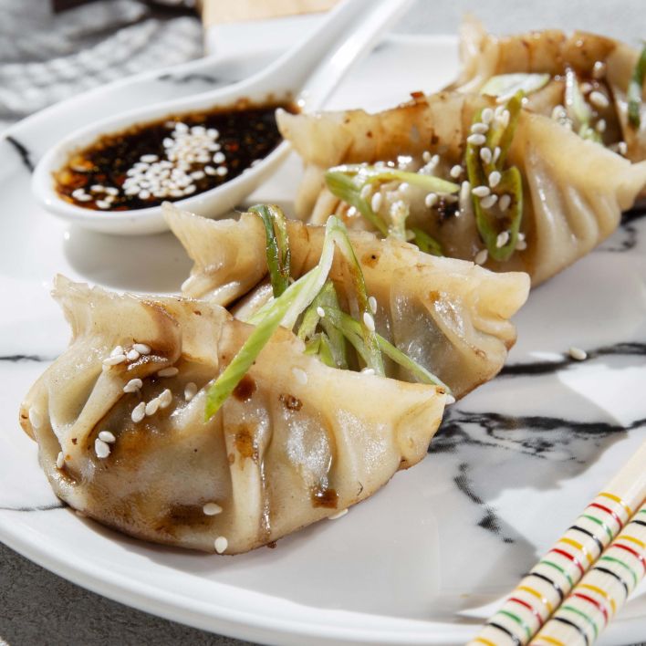 chicken teriyaki potstickers