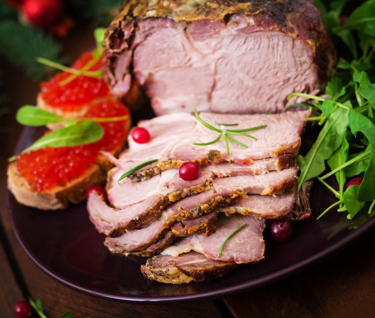 baked ham with honey dijon mustard