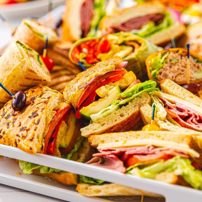 gourmet sandwich platter