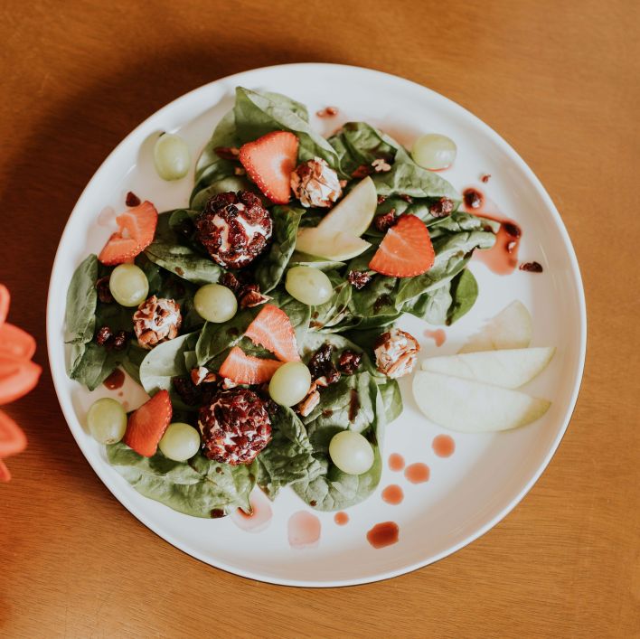 firecracker baby spinach salad