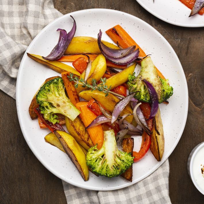 chef’s seasonal roasted vegetable medley