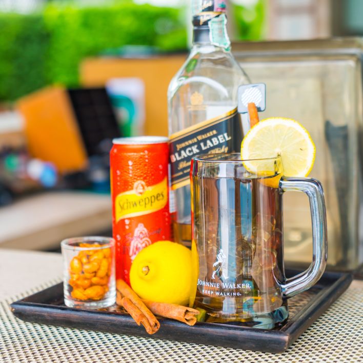 spirits, beer, wine, & soft beverages 