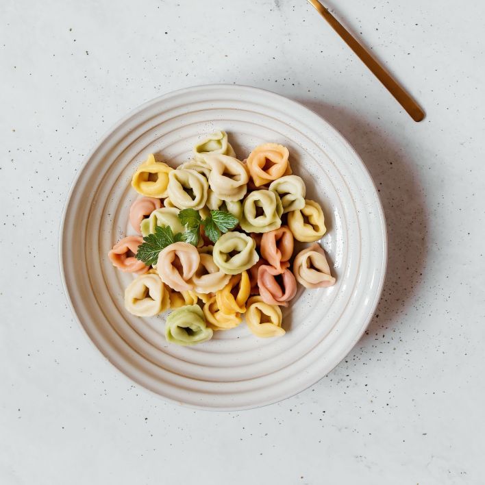 tri-colored tortellini salad