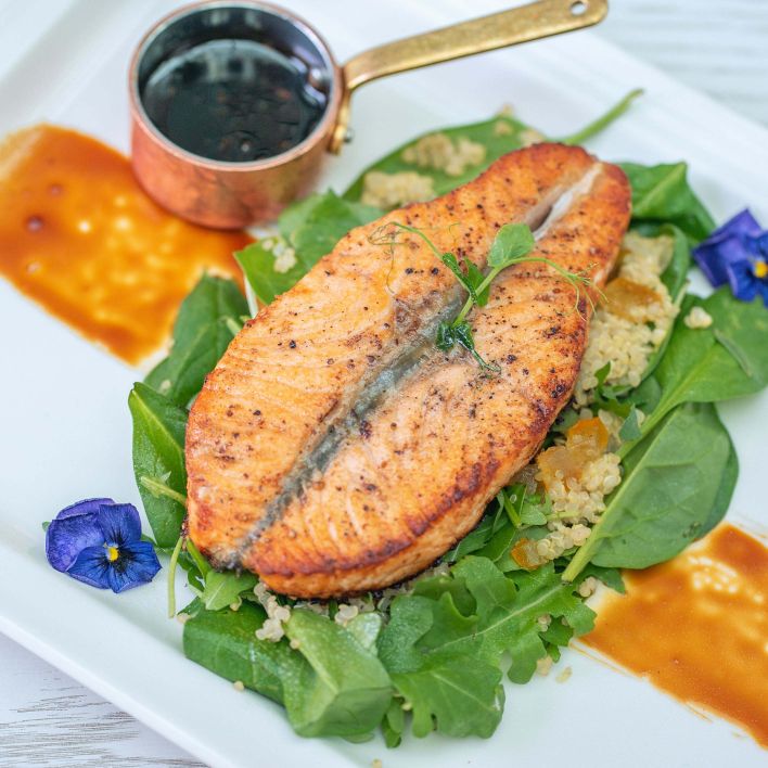 grilled salmon
