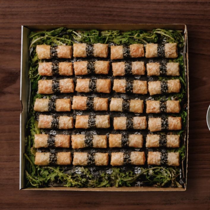 Rice Paper Prawn & Seaweed Roll Box
