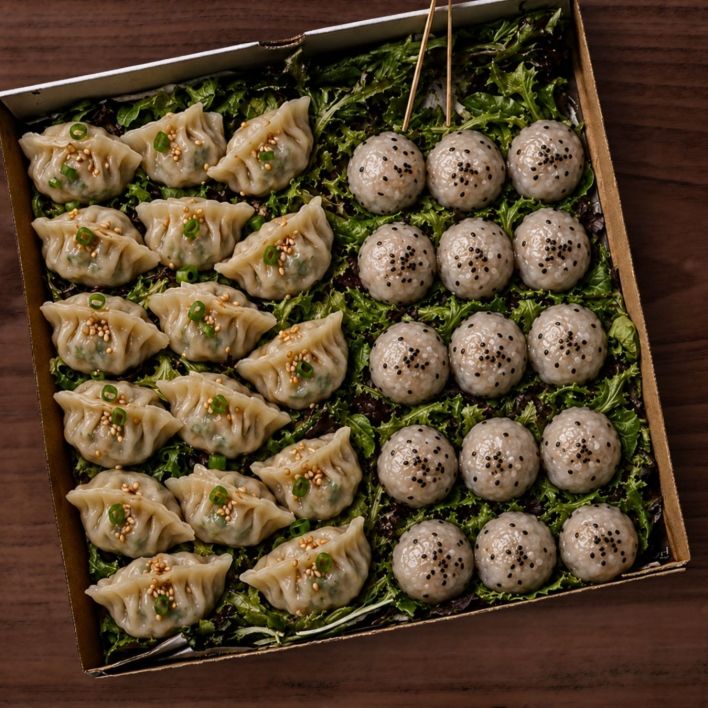 Vegan Steamed Dumpling Box
