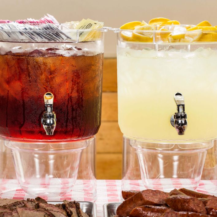 iced tea and lemonade