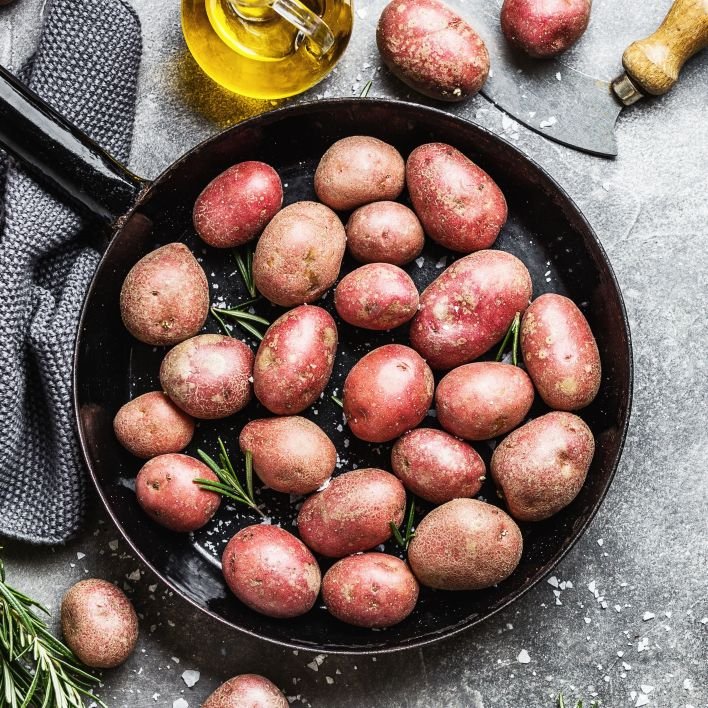 roasted baby red potatoes with rosemary