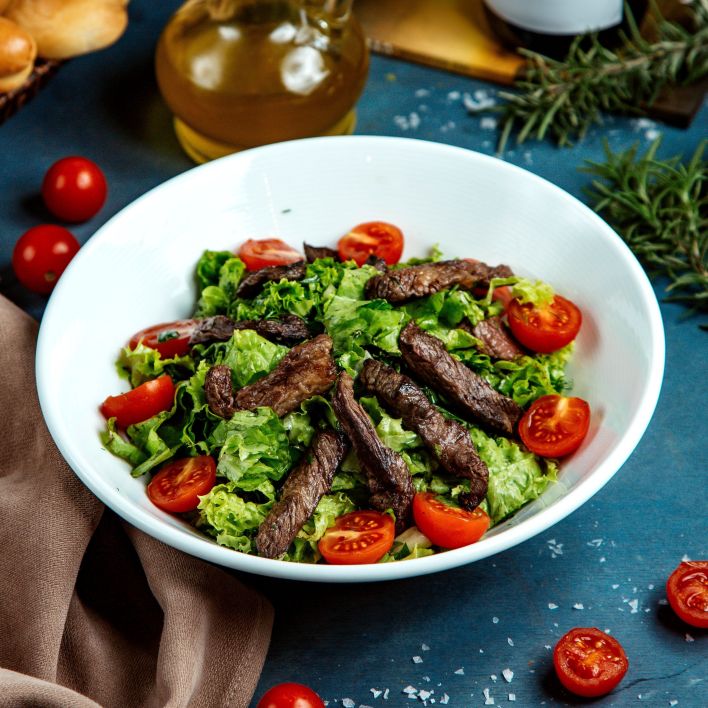 roasted sirloin salad
