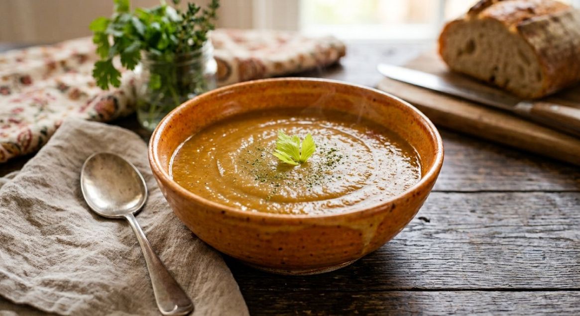 O22 Curried Pumpkin and Chickpea Soup