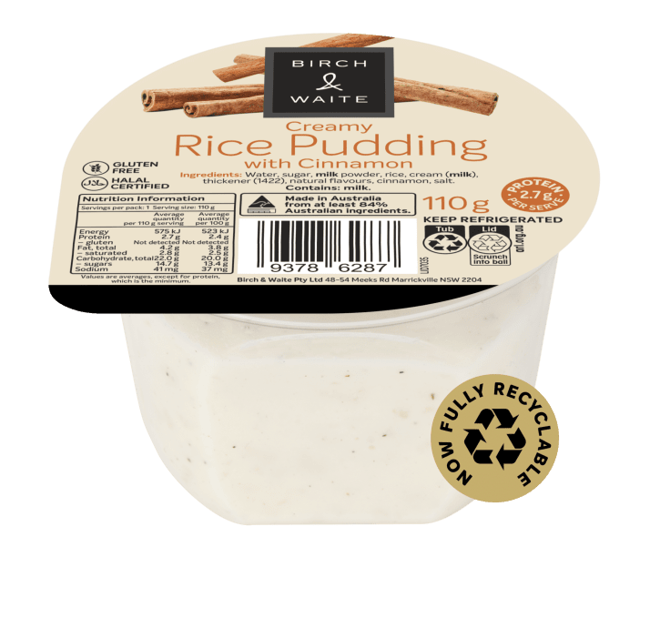 O32 Creamy Cinnamon Rice Pudding