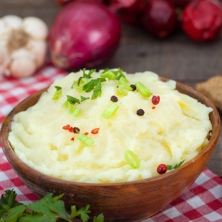 garlic whipped mashed potatoes