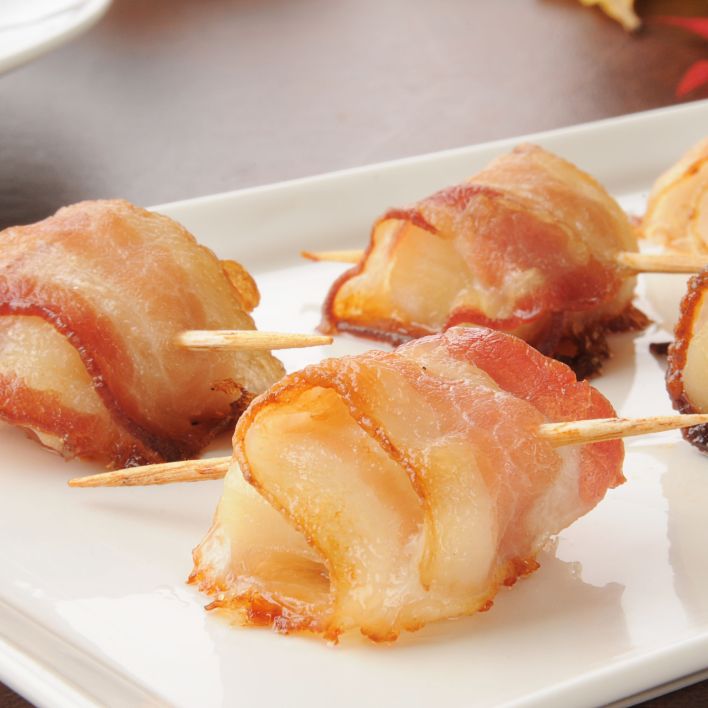 bacon-wrapped scallops