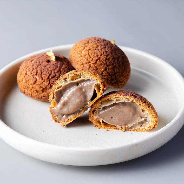 Hojicha Cream Puff
