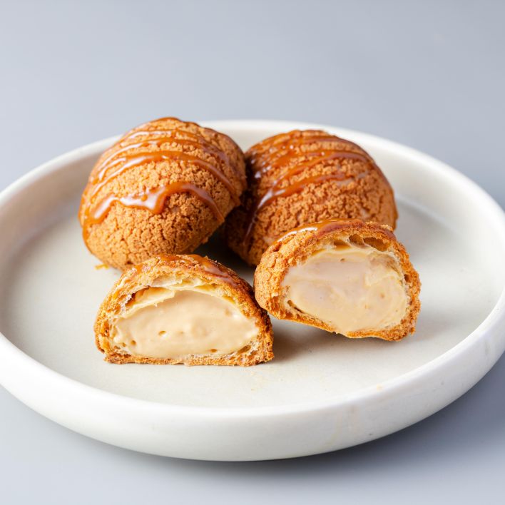 Caramel Cream Puff