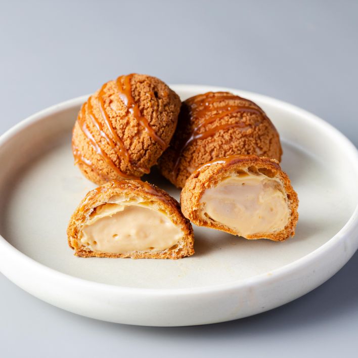 Caramel Cream Puff