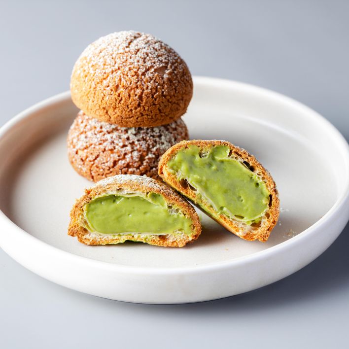 Matcha Cream Puff