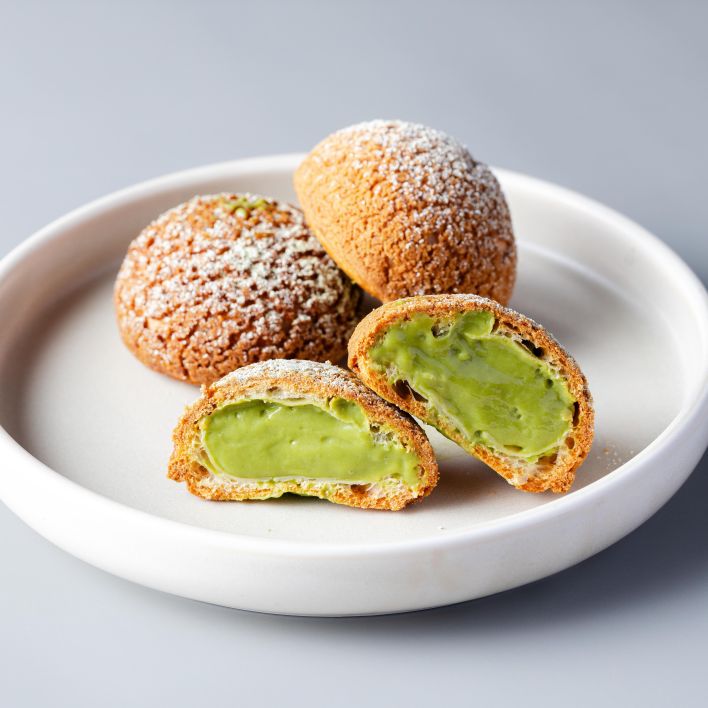 Matcha Cream Puff