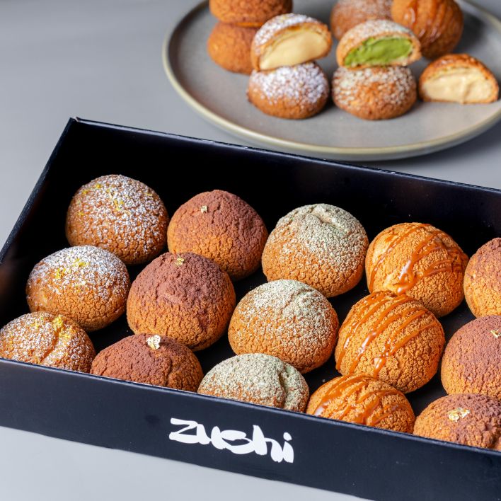 Matcha Cream Puff
