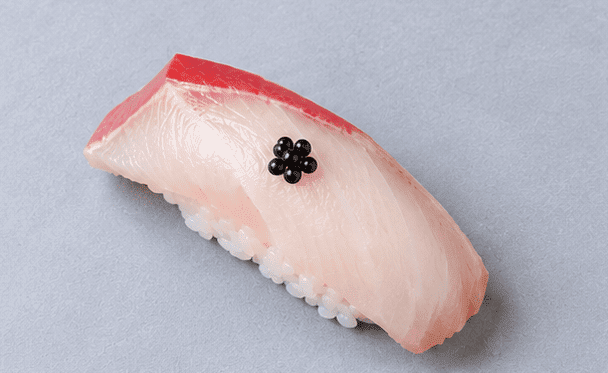 Kingfish Nigiri, Avruga Caviar