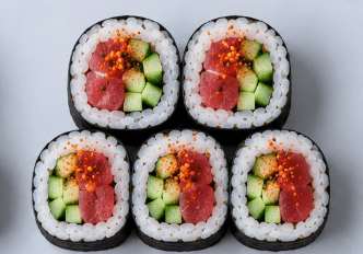 Tuna & Cucumber Futomaki, Shichimi Togarashi Pepper